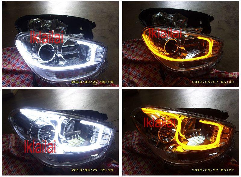Perodua Myvi '11 2-Function Day Light Cool Bar/Eye Brown NO Head Lamp