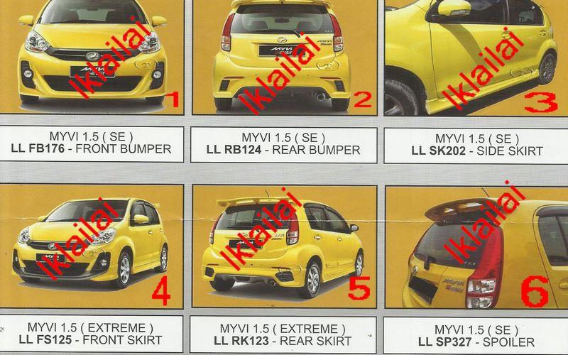 Perodua Myvi 2011 Extreme 1.5 Body K (end 9/11/2019 2:25 PM)