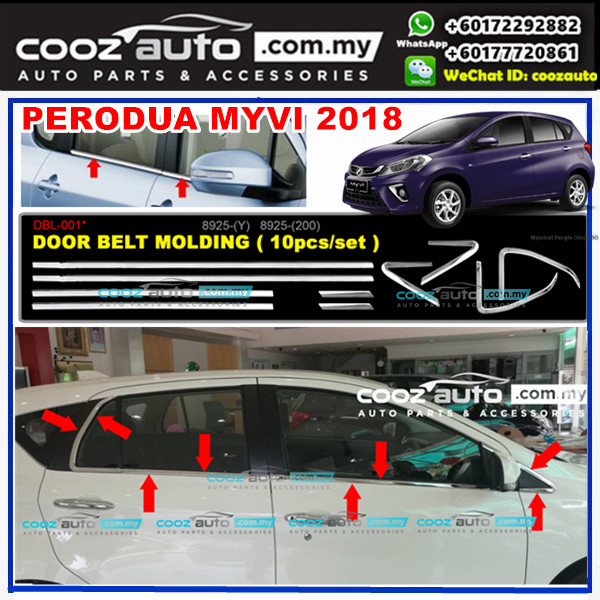 Perodua Myvi 2018 10pcs/set Window Tr (end 9/9/2020 2:52 PM)