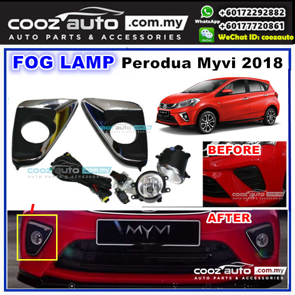 Perodua Myvi 2018 Fog Lamp + Fog Lamp (end 9/9/2020 3:10 PM)