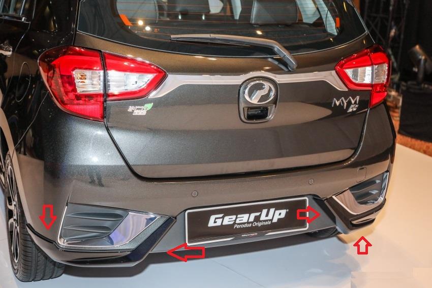 PERODUA MYVI 2018 NEW REAR BUMPER (end 10/27/2019 11:15 AM)