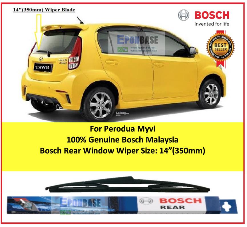 Perodua Myvi & Viva rear rubber wipe (end 4/24/2018 5:15 PM)