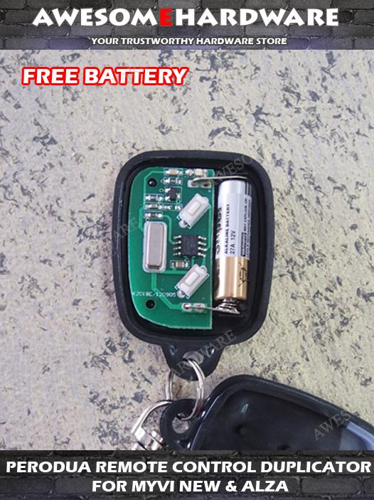 PERODUA REMOTE CONTROL DUPLICATOR AL (end 3/26/2019 2:15 PM)