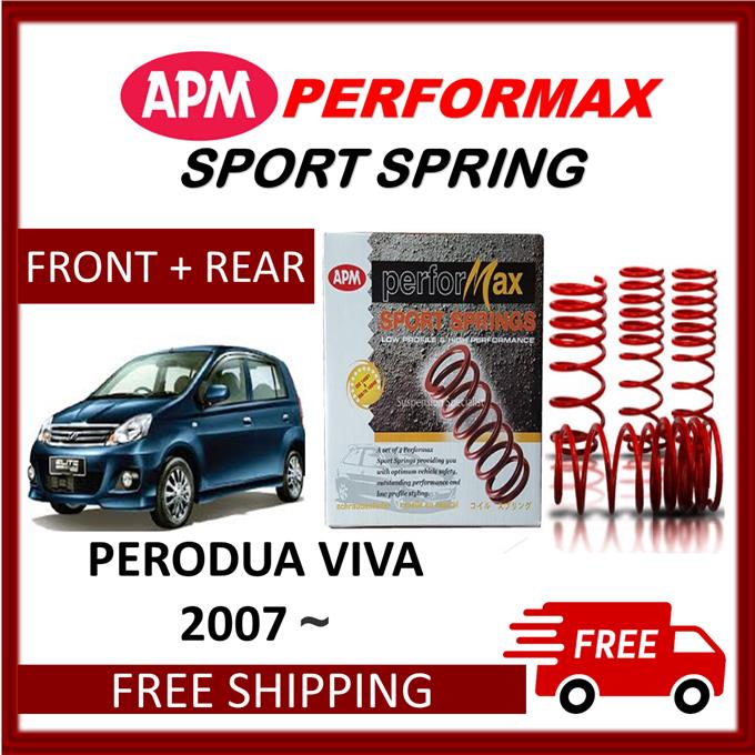 Perodua Viva Lowered Spring - Merotoh