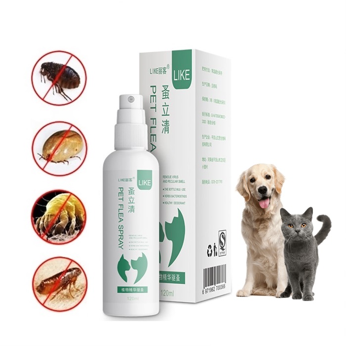 Pets deodorant Anti Flea Spray Multipurpose Cat Dog