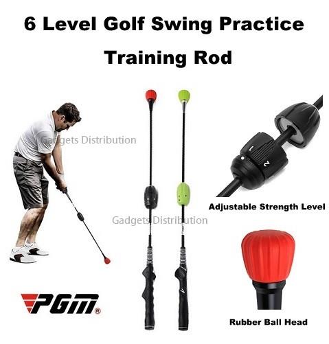PGM Golf Swing Practice Tempo Training Stick Rod 6 Level Speed 2655.1