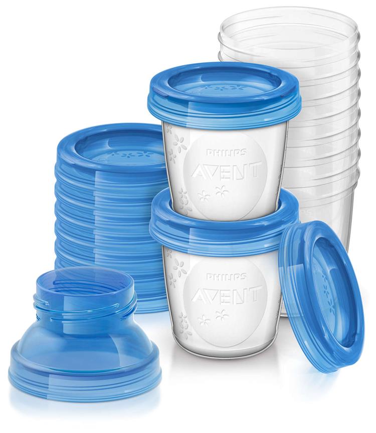 Philips Avent Breast Milk Storage Cups 180ml x 10