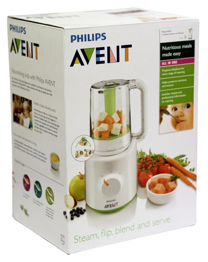Philips Avent Combined Steamer and Blender SCF870 (New)