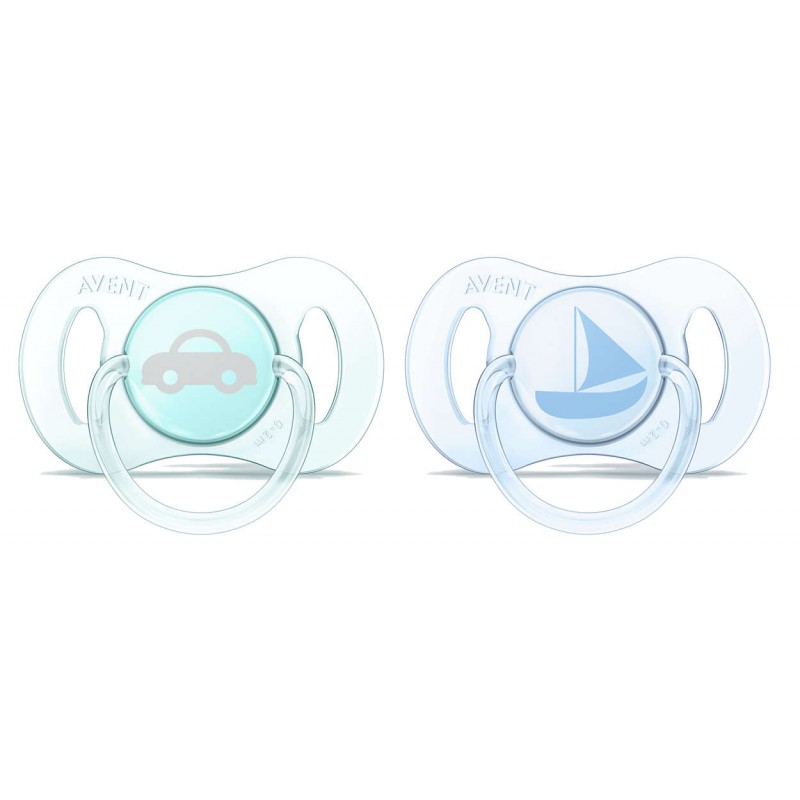 Philips AVENT Mini Soother 0-3M (Boy) Twin Pack