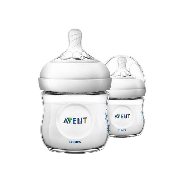 Philips Avent Natural Bottle (125ml/4oz) [Twin Pack]