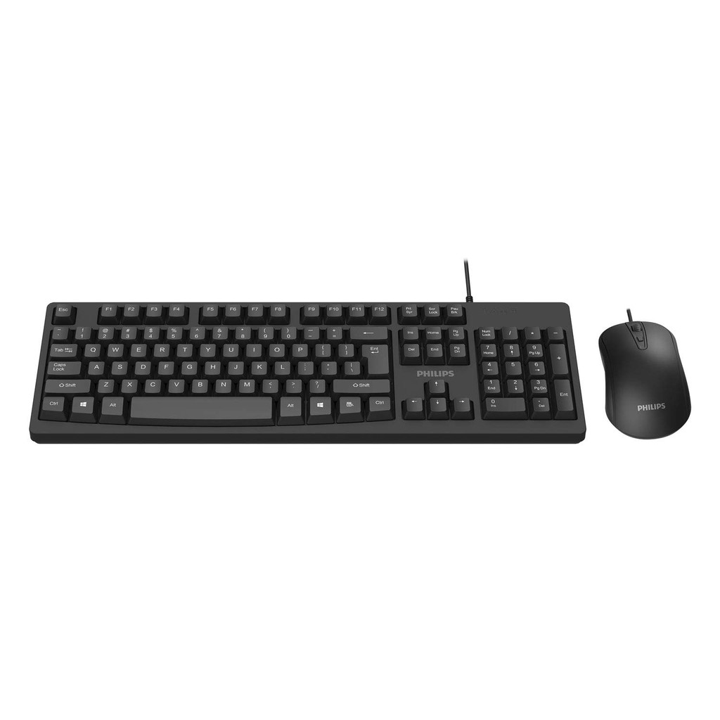 Philips C214 Wired Keyboard + mouse - USB Combo ( SPT6214 )