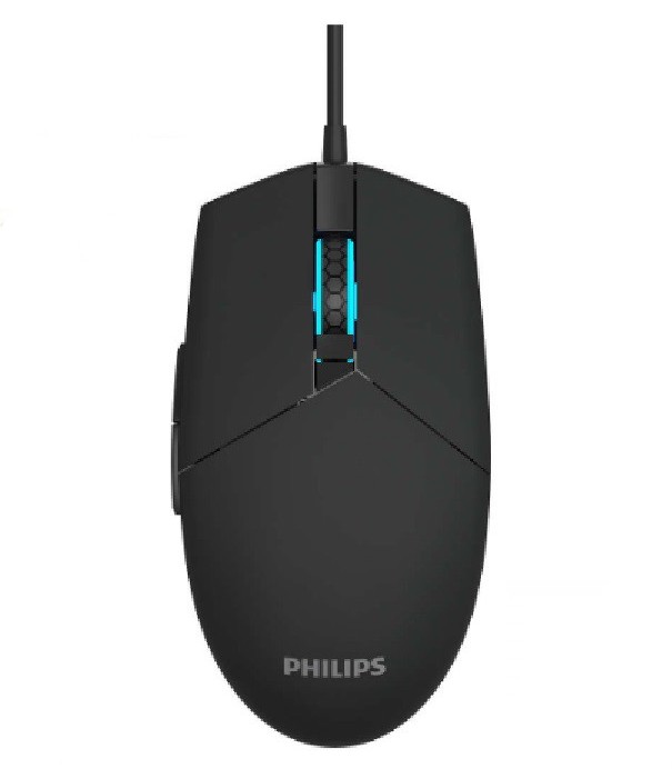 Philips SPK9304(G304) 6400DPI Wired Gaming Mouse with 7 Colors Ambiglow Breath