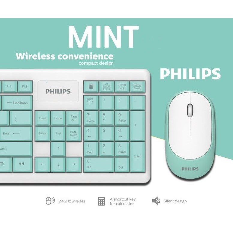 PHILIPS SPT6314 ( C314 ) WIRELESS KEYBOARD MOUSE COMBO SET