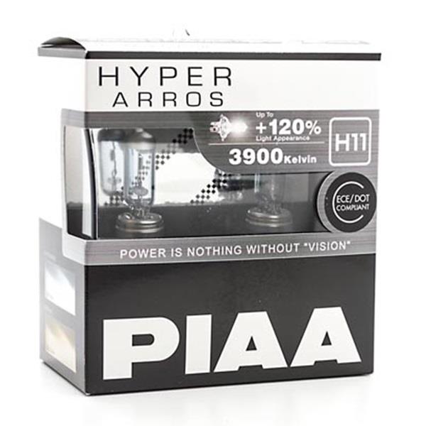 PIAA HYPER ARROS 3900K Halogen Bulb HE-906 (H11)