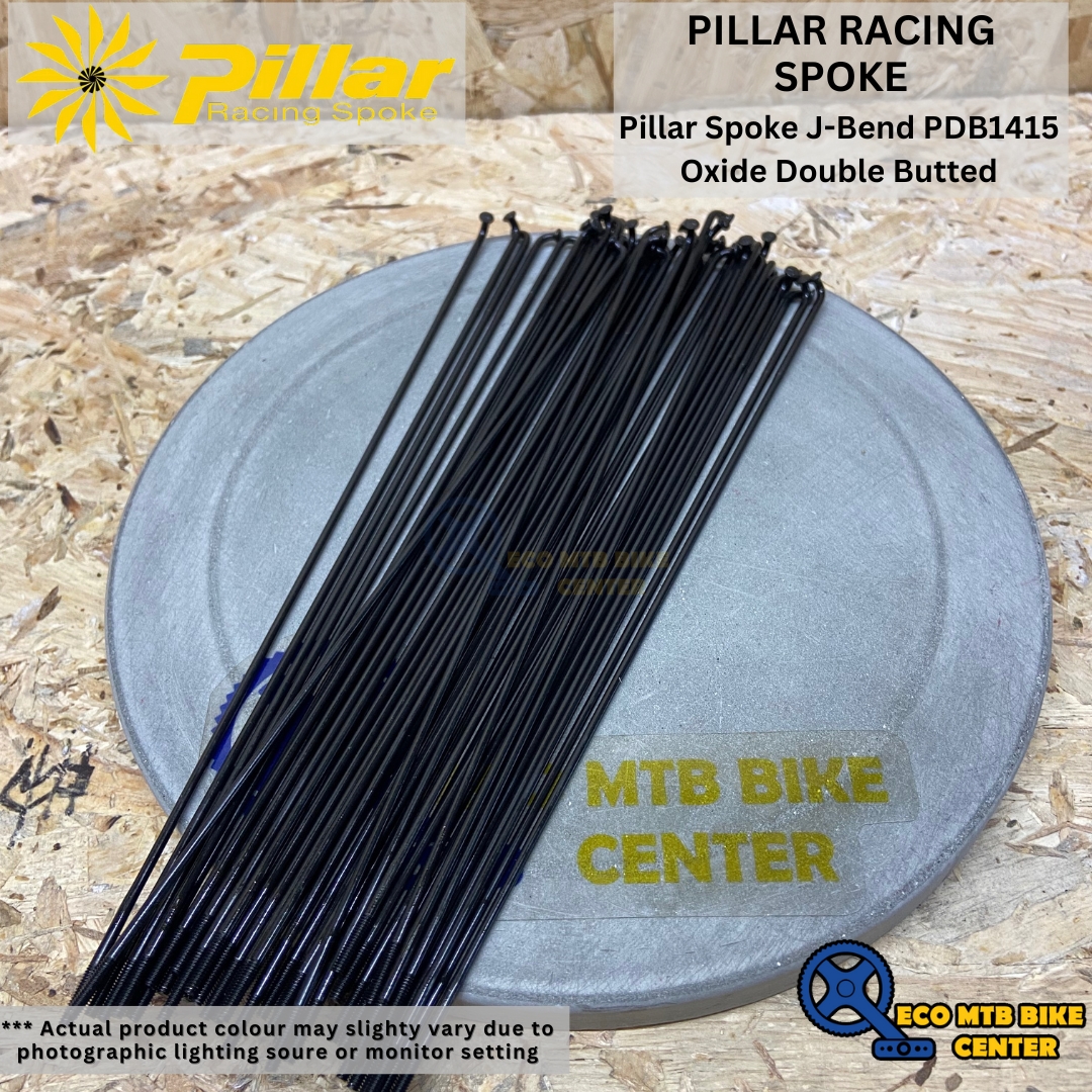 Pillar Racing Spoke PDB1415 Double Butted J-Bend (W/O NIPPLE) BMX