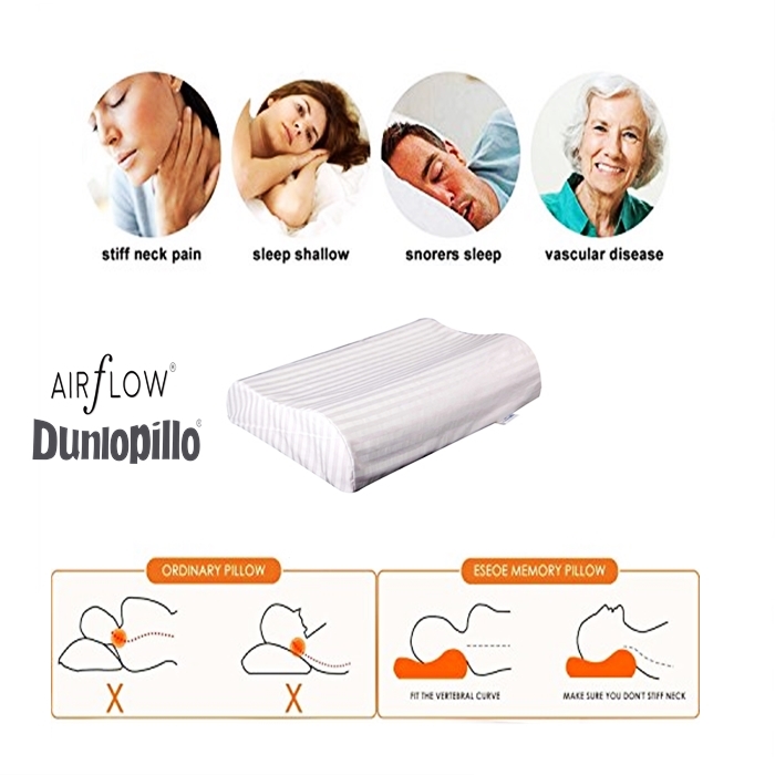 Pillow Natural Latex Neck Support End 7 3 2022 12 00 Am