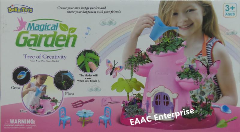 Pink Magical Garden Grow Your Own Garden Flower Plant Pot Toy Playsets