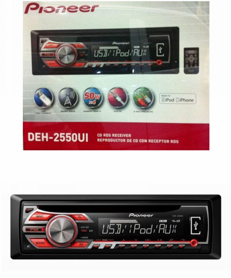 Pioneer DEH-2550UI CD Player with USB control for iPod / iPhone