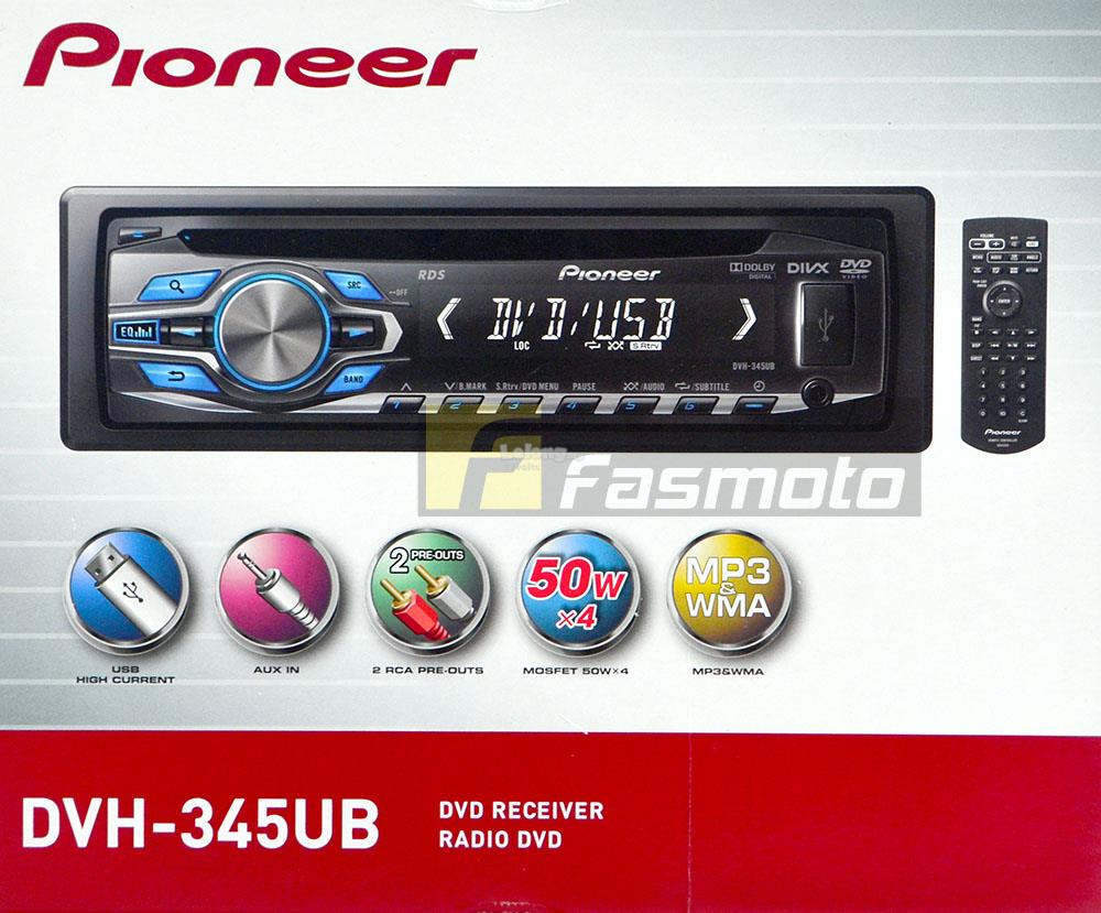 Image result for pioneer DVH-345UB