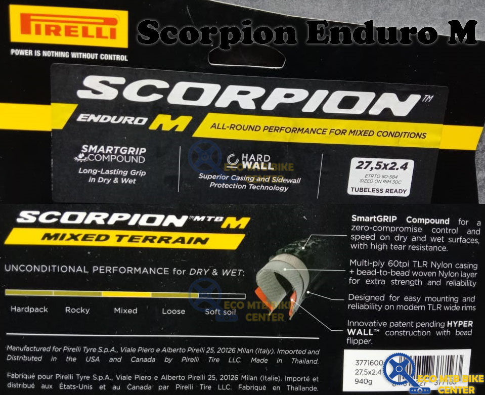 PIRELLI MTB Tires Scorpion Enduro M 27.5