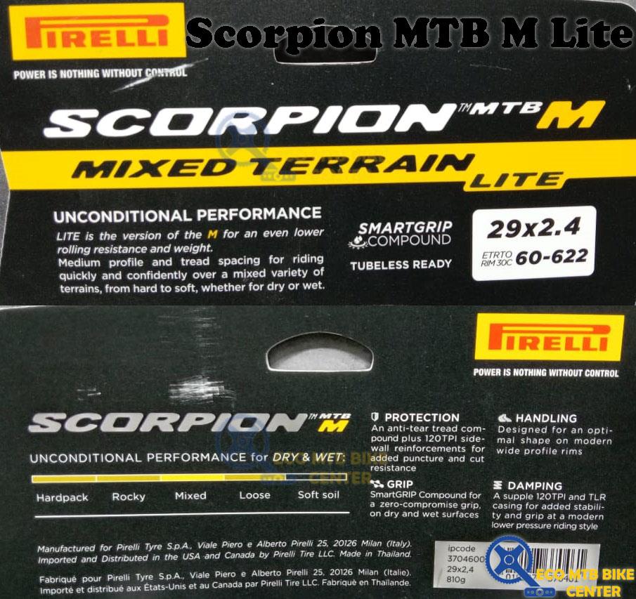 PIRELLI MTB Tires Scorpion MTB M Lite 29x2.4