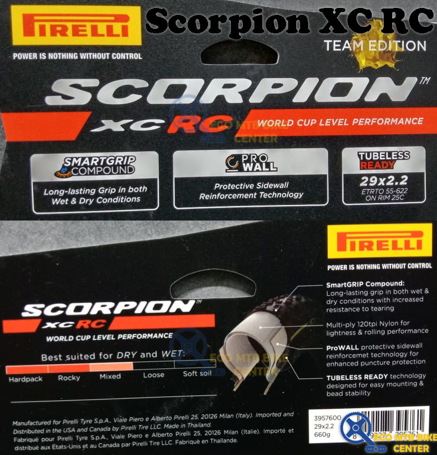 PIRELLI MTB Tires Scorpion XC RC 29x2.2