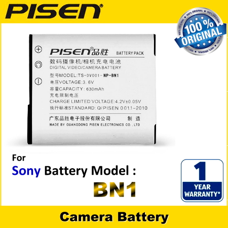 Cámara Batería 630mAh para SONY Cybershot DSC-W630 DSC-W650