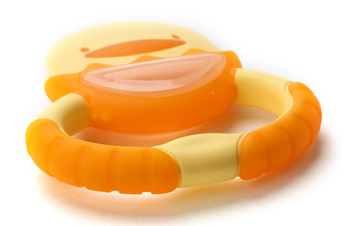 Piyo Piyo - Dual Color Teething Ring with Storage Case