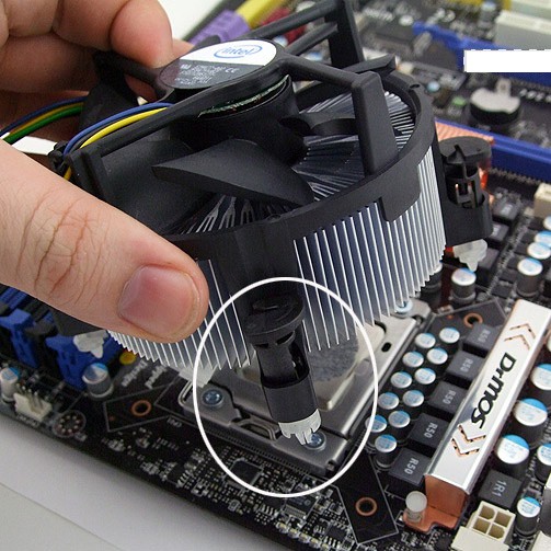 Plastic Heatsink CPU Fastener Mount Pin For Intel LGA 775/1155/1156/1150 Fan