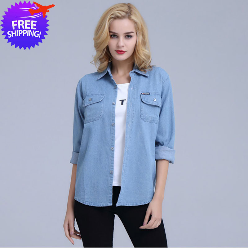 denim shirt plus size