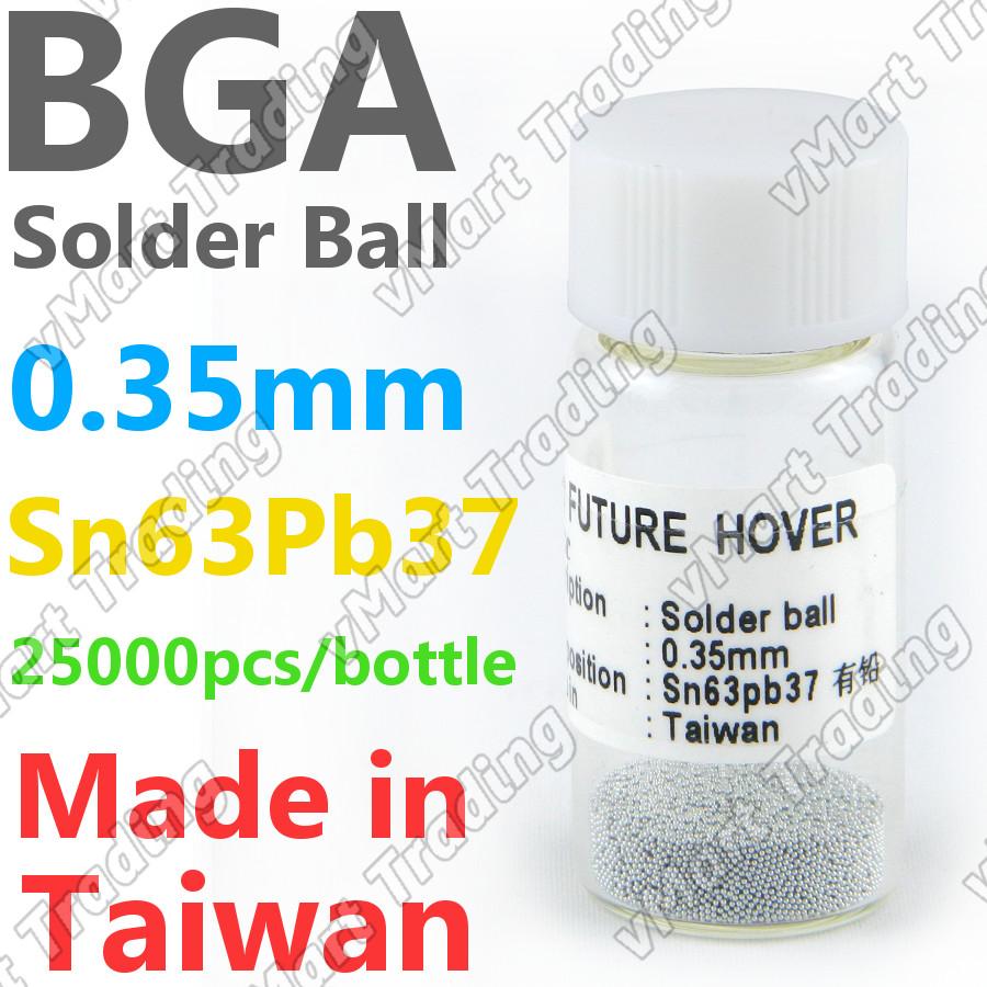 PMTC Sn63Pb37 BGA Solder Ball  25K 0.35mm