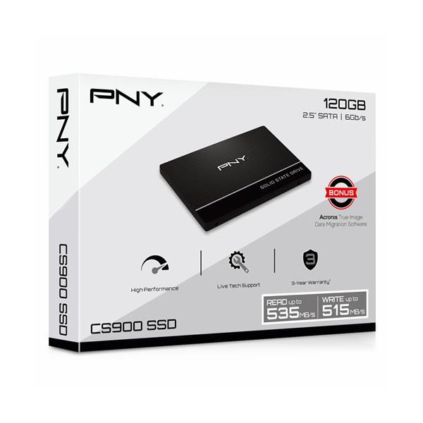 PNY CS900 2.5&#39; SATA III 120 GB SSD -Faster boot up, Reliable storage