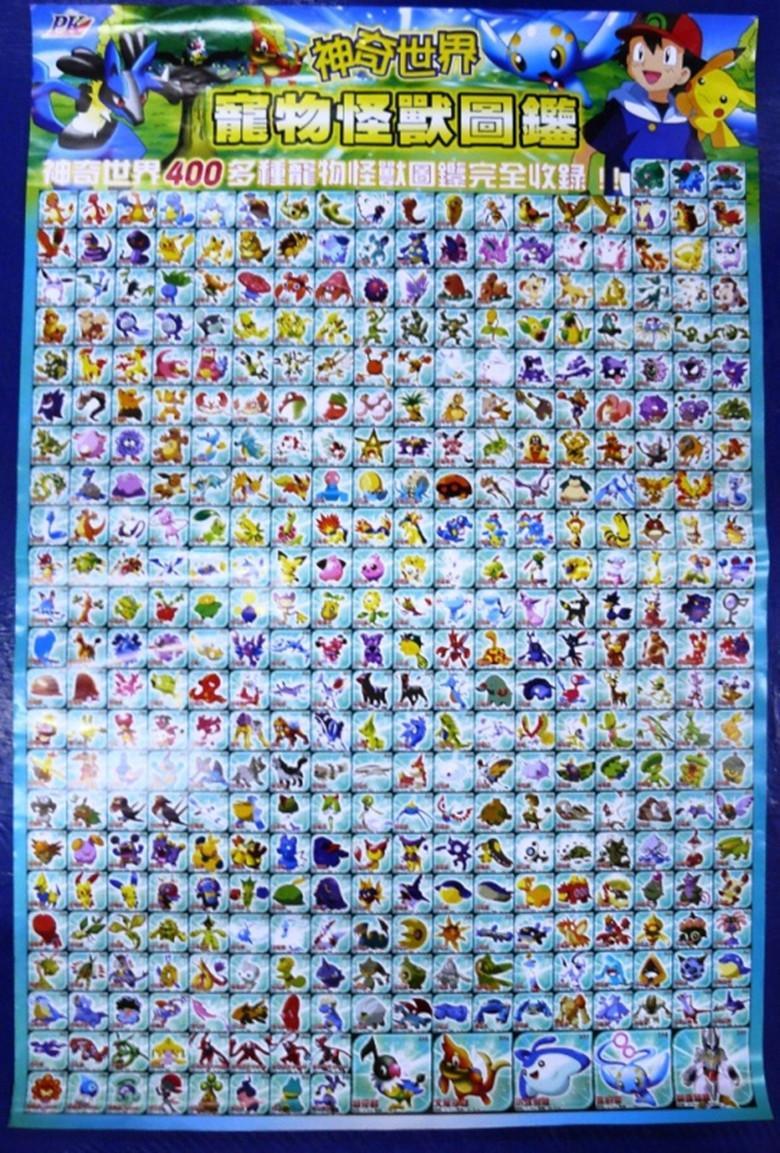 Pokemon 398 mini figures poster char (end 4/20/2017 5:15 AM)