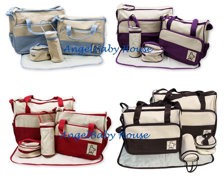 Polka Dot 5 In 1 Mummy Bag Diaper Ba End 9 25 2020 4 27 Pm Polka Dot 5 In 1 Mummy Bag Diaper Baby Kids
