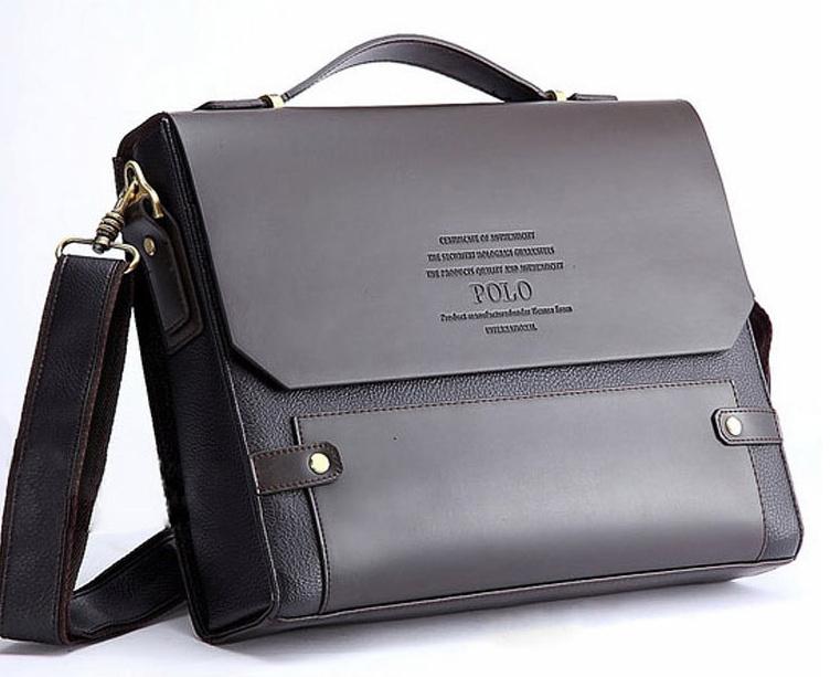 Polo Bag Men S Genuine Leather Blocking Secure Shoulder
