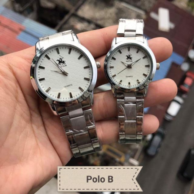 Polo Club Couple Watch Include Free Plain Box