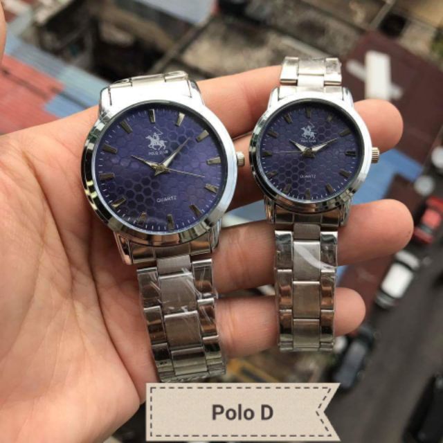 Polo Club Couple Watch Include Free Plain Box