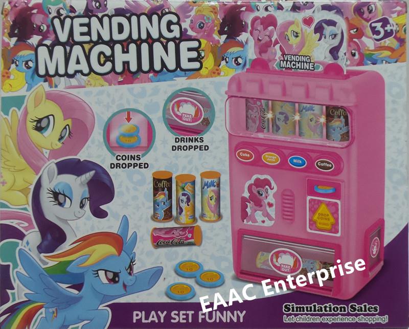 Pony / Hello Kitty Vending Machine Toys wit Sound & Lighting Fun Games