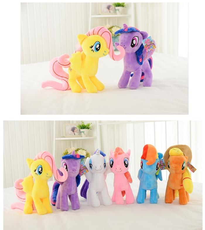 My Little Pony Toys Dolls Cartoon Unicorn Horse Rainbow Pony Stuffed
