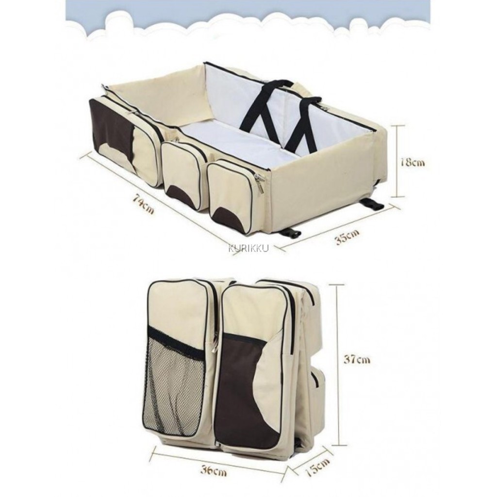 Portable Baby Bed Crib Changing Station Travel Bassinet Travel Bed