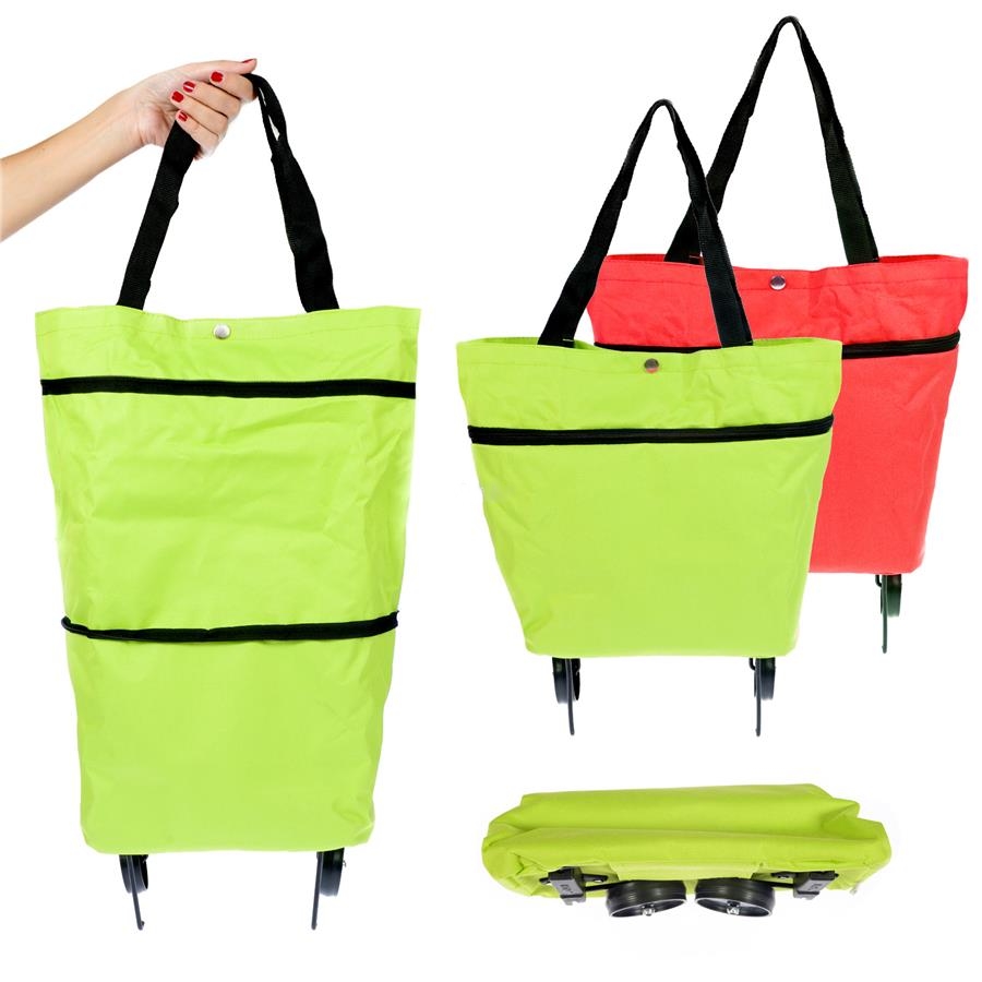 Portable cloth folding dual-use can be towed tugboat package