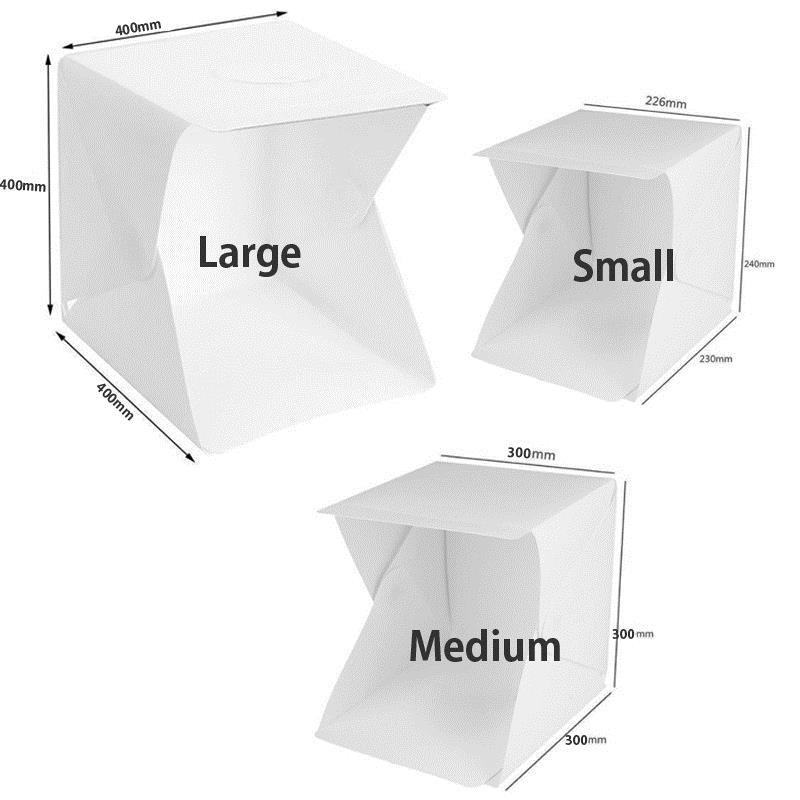 photo light box size