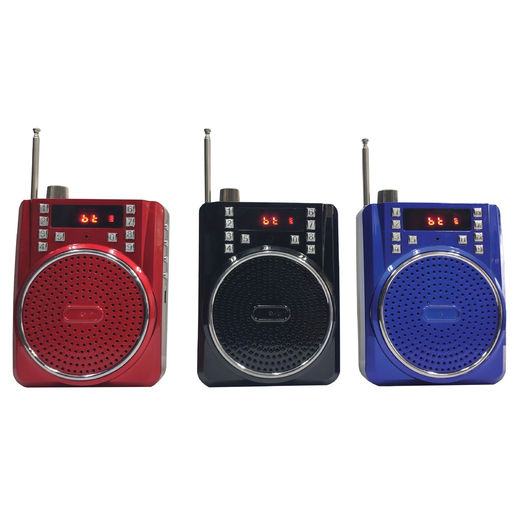 Portable Waistband Voice PA Amplifier Loudspeaker With 3.55mm Microphone Confe