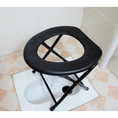 Potty Chair Foldable Toilet Commode Chair Medical Chair Old Man Adult Pregnant