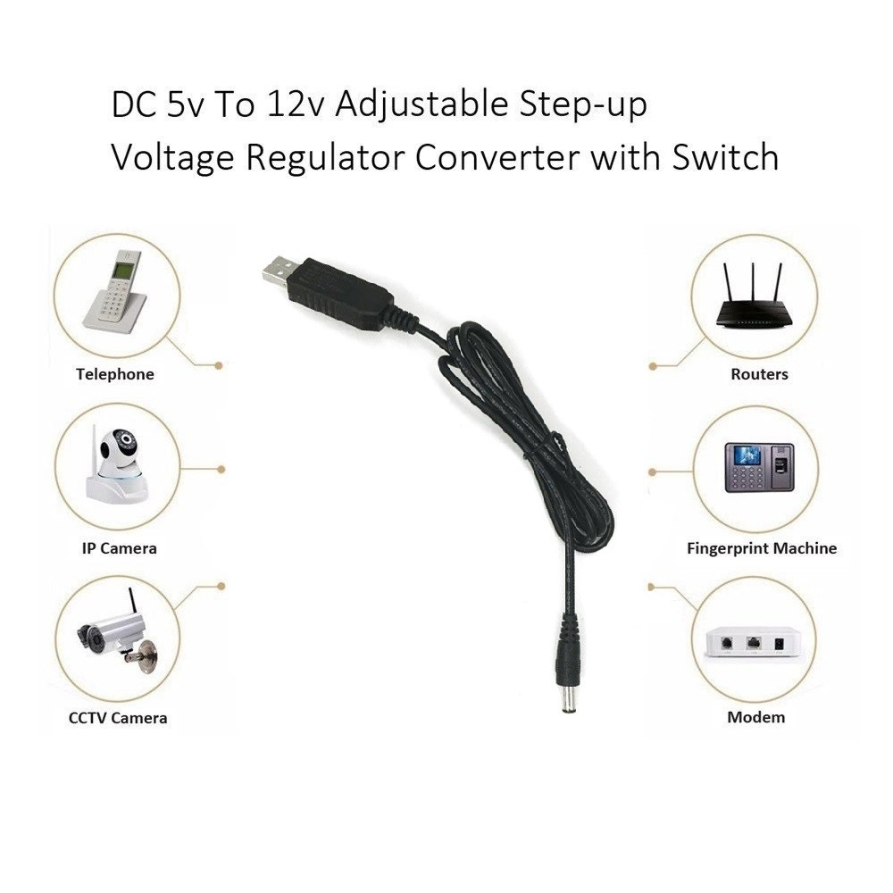 Power Bank Cable USB DC 5V To DC 9V 12V Step-Up Module Converter
