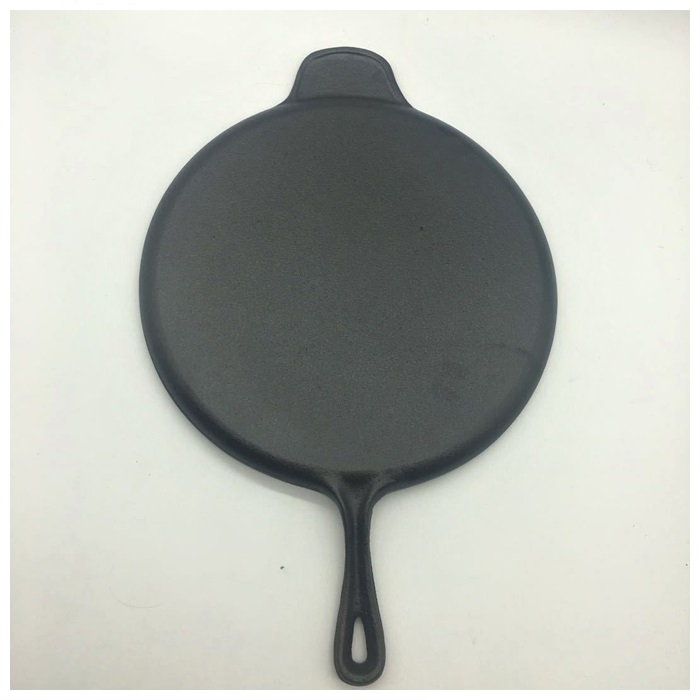 Pre-Seasoned Cast Iron Crepe pan/Griddle Diameter 30 cm for Healthy Cooking-Pr