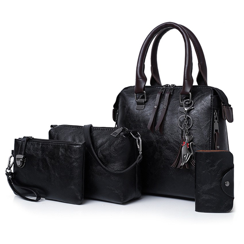 Premium California 4 in 1 Handbag Shoulder Bag Purse Tote Beg
