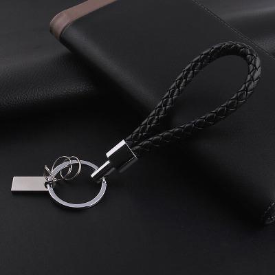 Premium Quality Leather Key Chain with Car Logo Metal Key Keychain