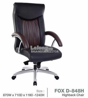 Presidential Director HighBack Chair D848H Fabric/Half/Full Leather ZZ
