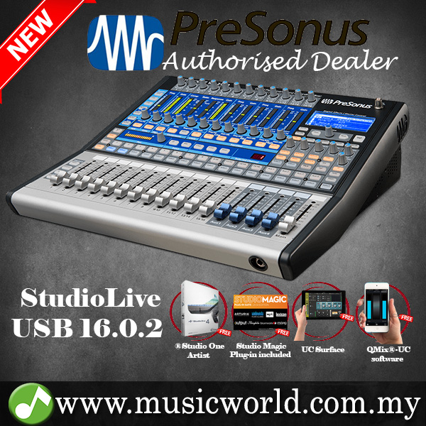 PreSonus StudioLive 16 0 2 USB Digi (end 9/28/2021 12:00 AM)